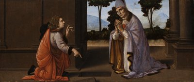 A Miracle of Saint Donato of Arezzo by Lorenzo di Credi